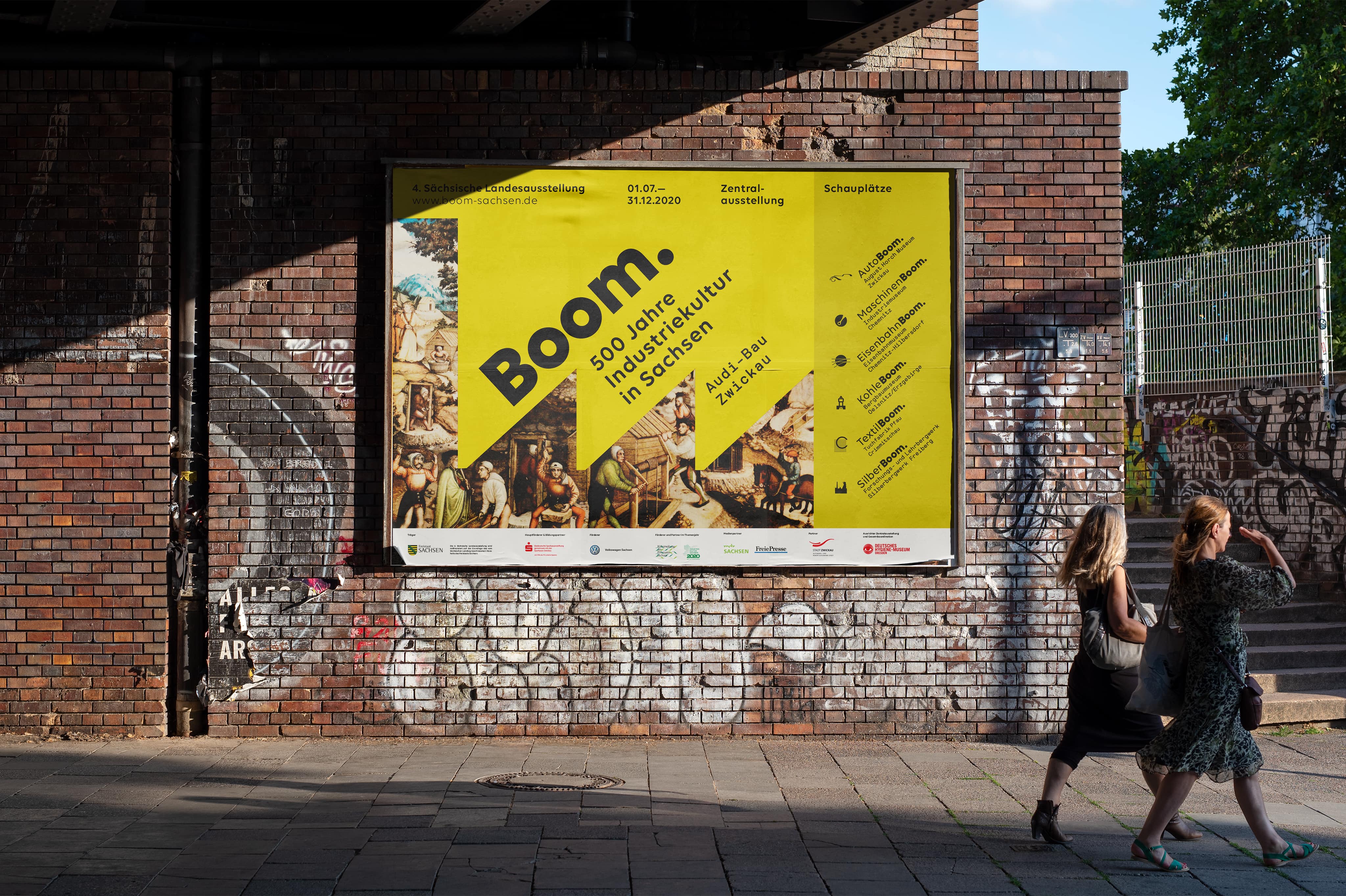 Boom. Zentralausstellung und Schauplatzausstellungen Plakat 18/1