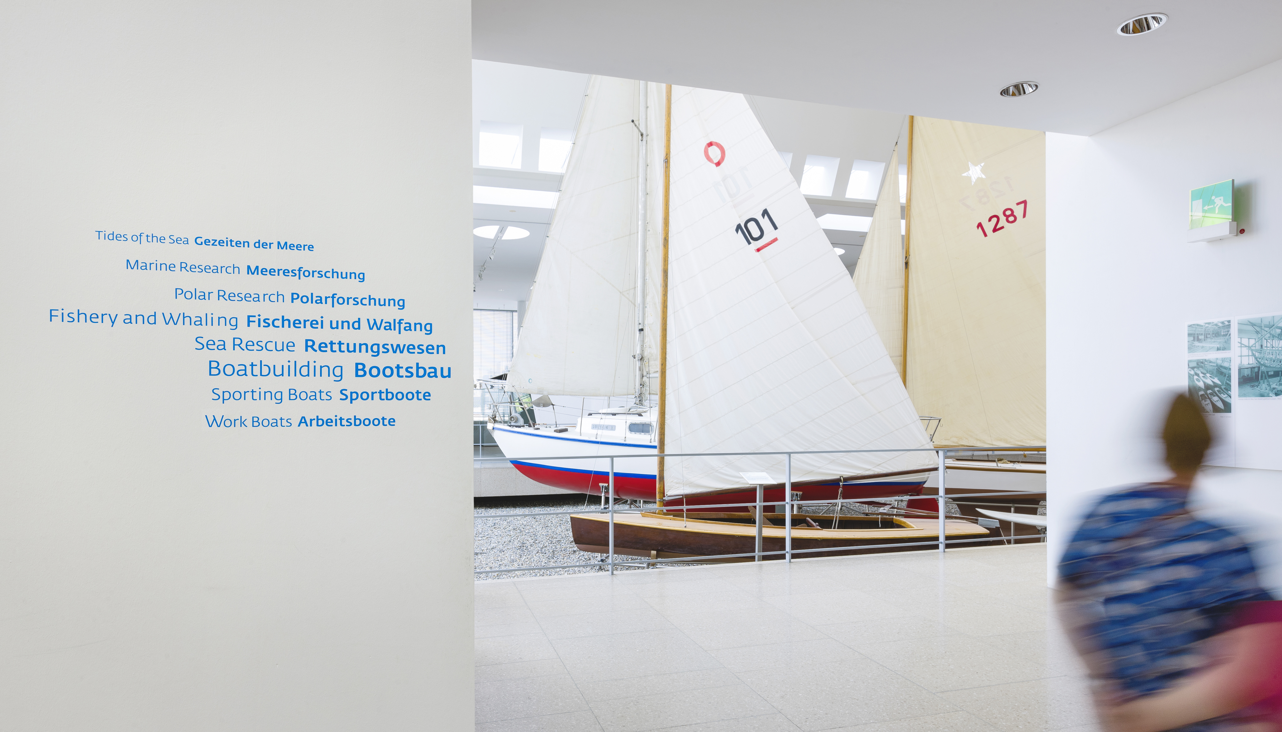 Leitsystem DSM Schifffahrtsmuseum Schwarm